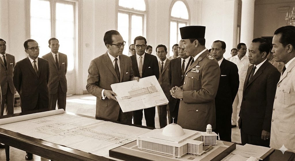 Arsitektur Frederich Silaban: Sosok Kristen Perancang Masjid Negara