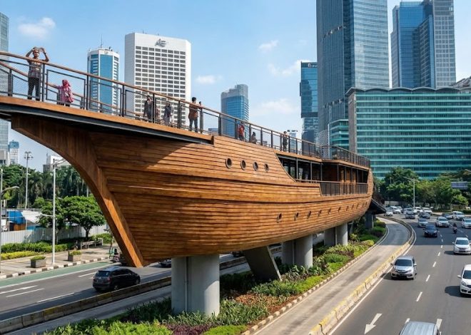 JPO Phinisi Sudirman: Jembatan Penyeberangan Rasa Kapal Pesiar