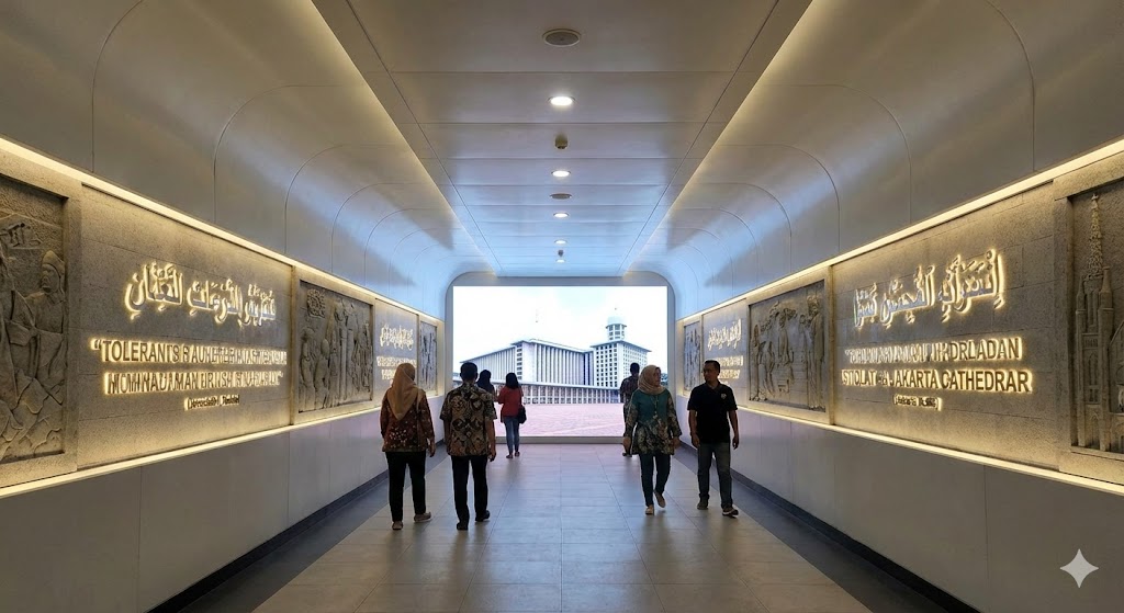 Terowongan Silaturahmi: Sejarah Masjid Istiqlal & Katedral